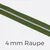 Reißverschluss Meterware Metallisiert Silber 4mm Oliv D887