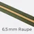 Reißverschluss Meterware Metallisiert Gold 6,5mm Army D170