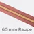 Reißverschluss Meterware Metallisiert Gold 6,5mm Altrosa D213