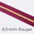 Reißverschluss Meterware Metallisiert Gold 6,5mm Fuchsia D258