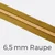Reißverschluss Meterware Metallisiert Gold 6,5mm Curry D087