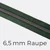 Reißverschluss Meterware Metallisiert Gunmetal 6,5mm Dunkelgrün D190