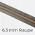 Reißverschluss Meterware Metallisiert Kupfer 6,5mm Mausgrau B24