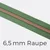 Reißverschluss Meterware Metallisiert Kupfer 6,5mm Salbei D100