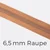 Reißverschluss Meterware Metallisiert Kupfer 6,5mm Apricot D114