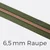 Reißverschluss Meterware Metallisiert Kupfer 6,5mm Army D170