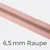 Reißverschluss Meterware Metallisiert Kupfer 6,5mm Nude D209