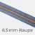 Reißverschluss Meterware Metallisiert Kupfer 6,5mm Pastellblau D339