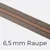 Reißverschluss Meterware Metallisiert Kupfer 6,5mm Taupe D894