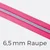 Reißverschluss Meterware Metallisiert Silber 6,5mm Pink B47