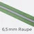 Reißverschluss Meterware Metallisiert Silber 6,5mm Salbei D100