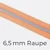 Reißverschluss Meterware Metallisiert Silber 6,5mm Apricot D114
