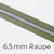 Reißverschluss Meterware Metallisiert Silber 6,5mm Army D170