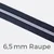 Reißverschluss Meterware Metallisiert Silber 6,5mm Indigo D196