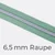 Reißverschluss Meterware Metallisiert Silber 6,5mm Mint D250