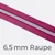 Reißverschluss Meterware Metallisiert Silber 6,5mm Fuchsia D258