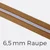 Reißverschluss Meterware Metallisiert Silber 6,5mm Goldbraun D857