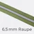 Reißverschluss Meterware Metallisiert Silber 6,5mm Oliv D887