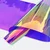 Holo Vinyl 30x135cm Lila