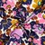 Baumwollsatin Blüten Navy
