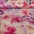  Viskose Satin  Digitaldruck Blüten Fuchsia