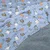 Alpenfleece Katzen Jeansblau