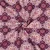 Baumwoll-Canvas Digitaldruck Slub Ornamente Blüten Weiß Lila