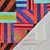 Baumwoll-Canvas Digitaldruck Streifen Blöcke Multicolor