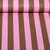 Baumwoll-Canvas Digitaldruck Streifen Rosa Braun
