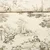 Baumwoll-Canvas Dorfleben Toile-de-Jouy Beige Braun