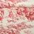 Baumwoll-Canvas Dorfleben Toile-de-Jouy Beige Rot