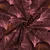 Baumwoll-Canvas Ginkgo Bordeaux