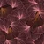 Baumwoll-Canvas Ginkgo Bordeaux