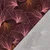 Baumwoll-Canvas Ginkgo Bordeaux
