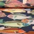 Baumwoll-Canvas Hugo & Hilda Fische Navy Multicolor