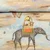 Baumwoll-Canvas Hugo & Hilda Tiere Surreal Blau