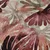 Baumwoll-Canvas Slub Digitaldruck Blätter Mint Bordeaux