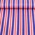 Baumwoll-Canvas Streifen Rosa Blau