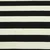 Baumwoll Canvas Streifen Schwarz Ecru