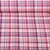 Baumwoll Flanell Kariert Rosa