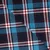 Baumwoll Flanell Karo Aqua