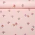 Baumwoll Flanell Kleine Blumen Rosa