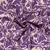 Baumwoll Musselin Double Gauze Blumen Abstrakt Lila