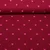 Baumwoll-Musselin Double Gauze Herzen Pink Bestickt Weinrot