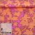 Baumwoll-Popeline Blumen Abstrakt Pink Orange