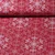 Baumwoll-Webware Eiskristalle Rot 
