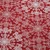 Baumwoll-Webware Eiskristalle Rot