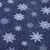 Baumwoll-Webware Eissterne Blau