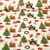 Baumwoll-Webware Weihnachtsmotive Weiß