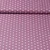 Baumwolle Popeline Sterne Mauve Weiß